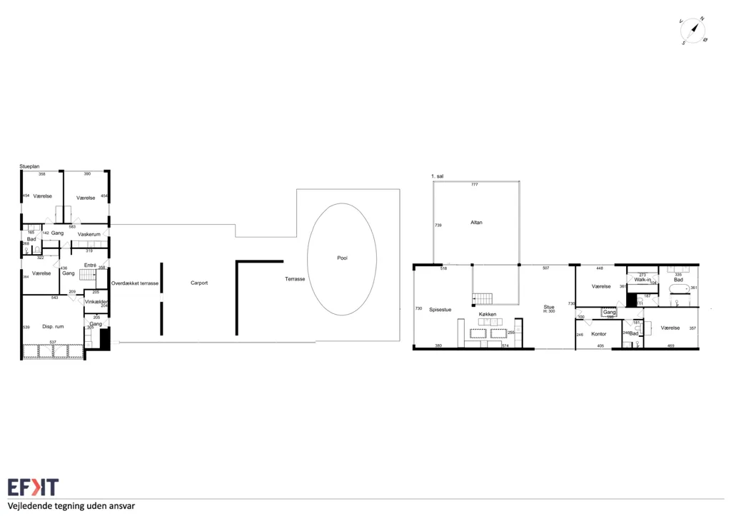 Plan - Modern Villa with City View in Næstved