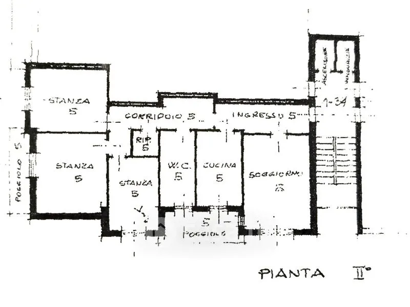 Plan - Apartment with Balcony in Trento