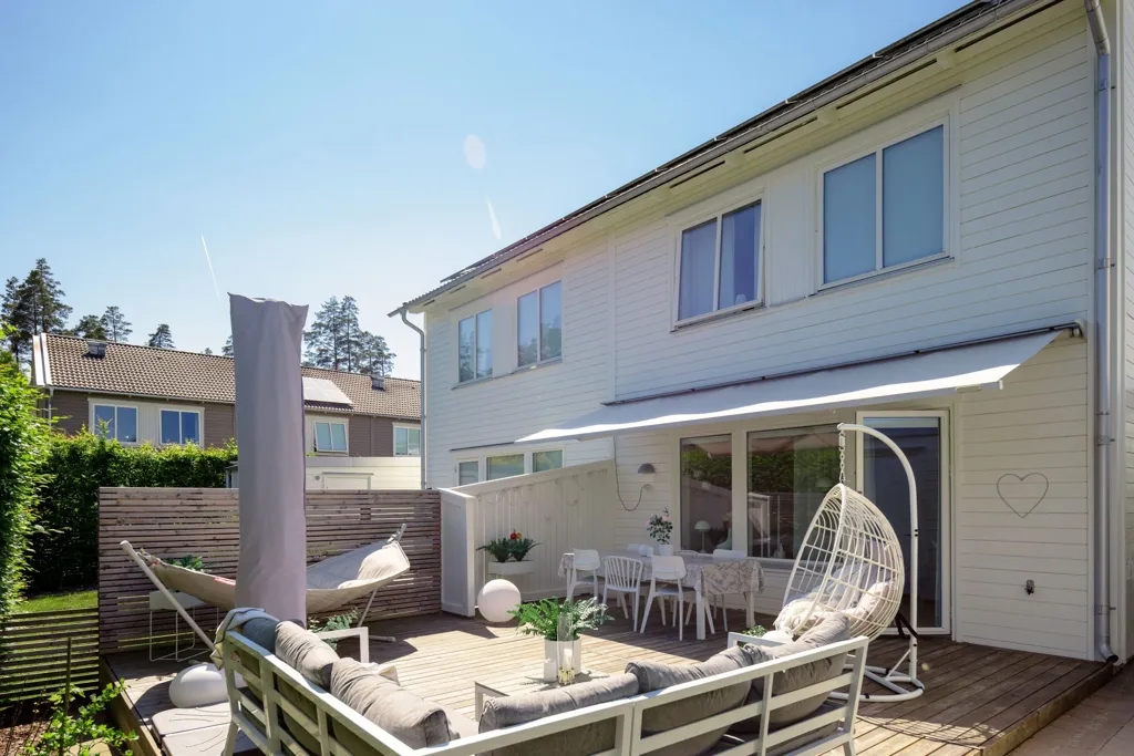 Terrasse - Apartment with Solar Panels in Vikaholm