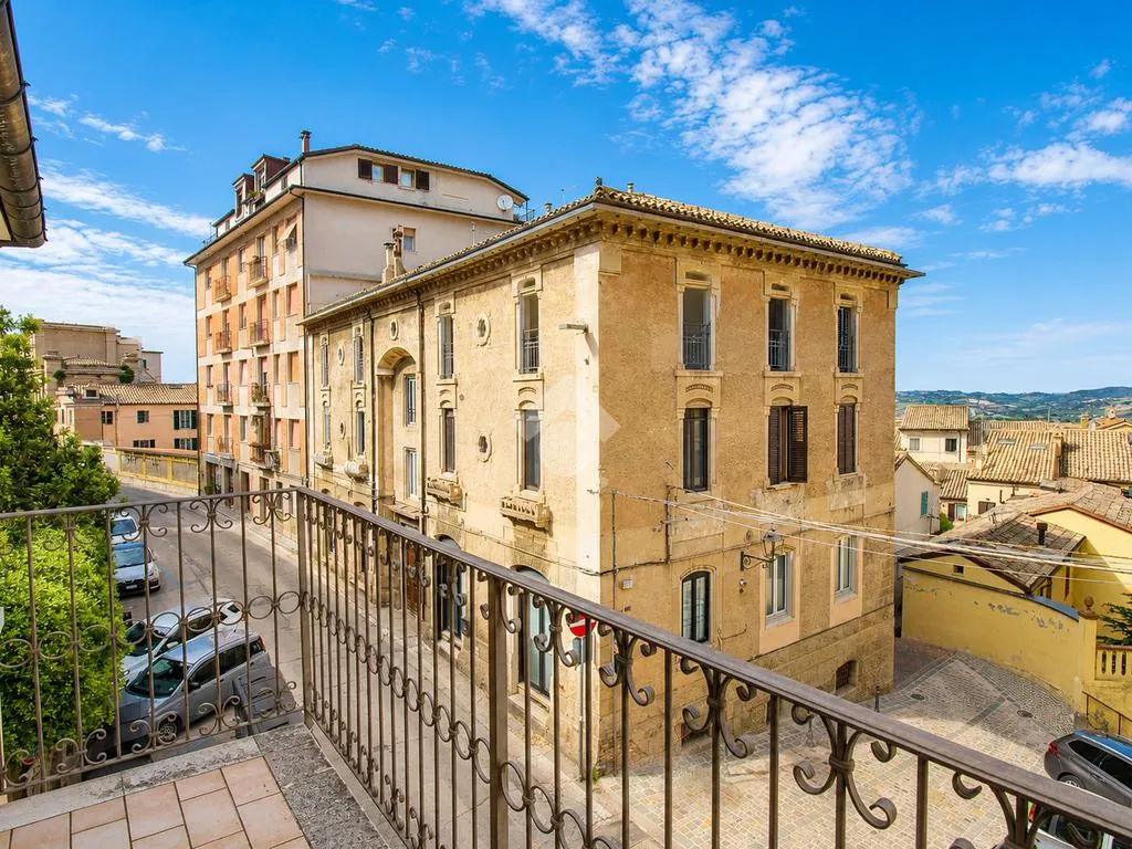 Balcony - Semi-detached House with Panoramic Views in Osimo