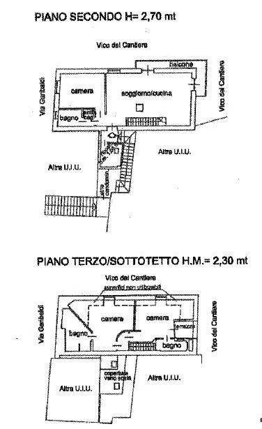 Plan - Luxury Flat with Sea View in Alassio