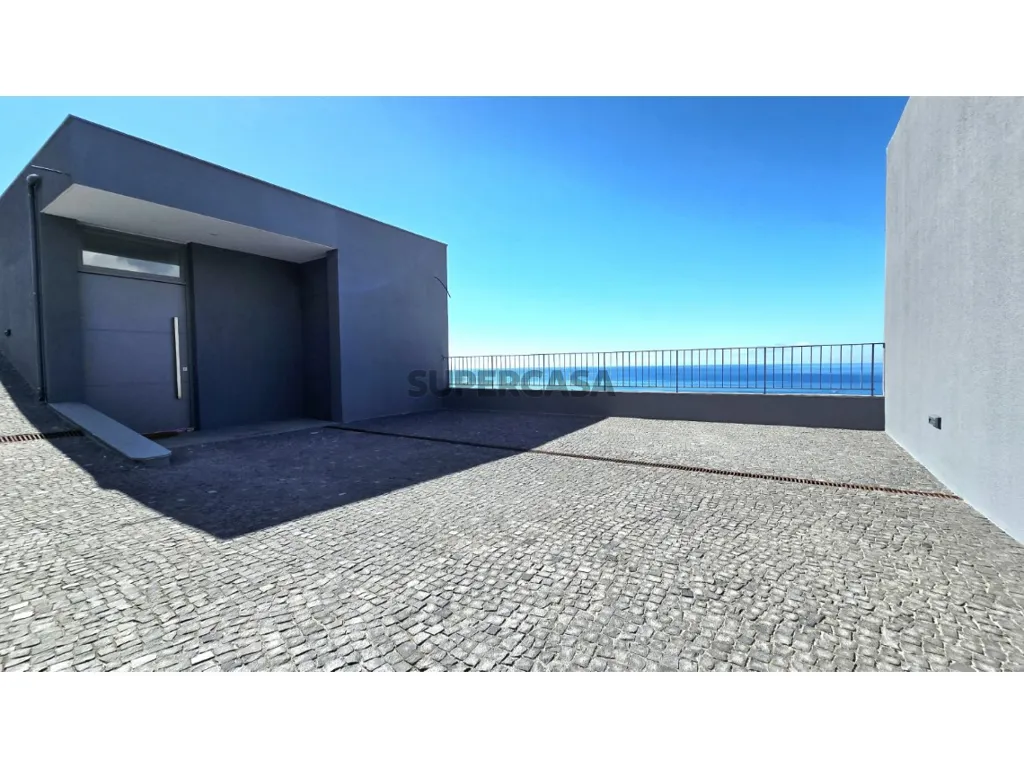 Terrasse - Contemporary House with Sea View in Ajuda