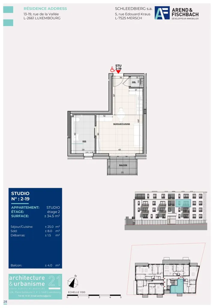 Plan - Studio Contemporain à Luxembourg