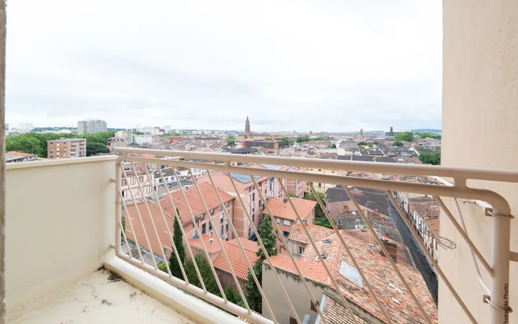 Balcon - Appartement T4 avec Vue Imprenable à Toulouse