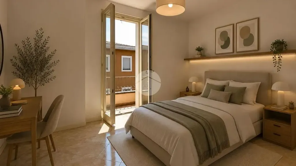 Bedrooms - Semi-Detached Villa with Garden in Rovato