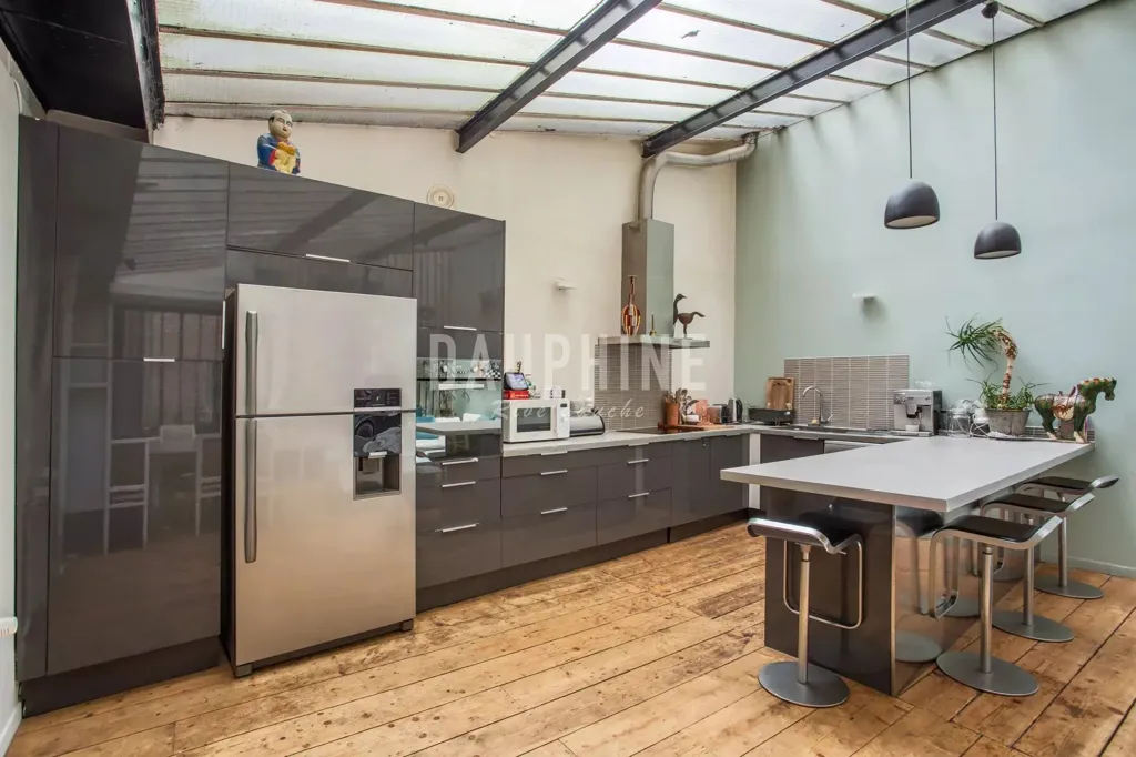 Cuisine - Loft avec Verrière dans le 5ème Arrondissement de Paris