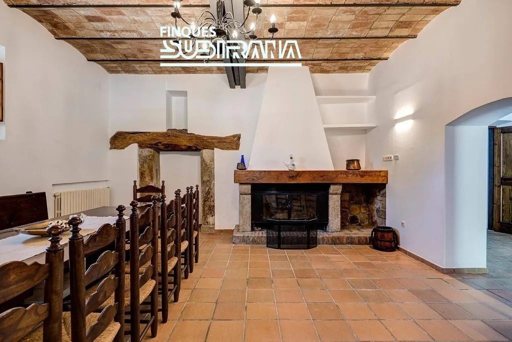 Salle à manger - Restored Farmhouse with Pool in Igualada
