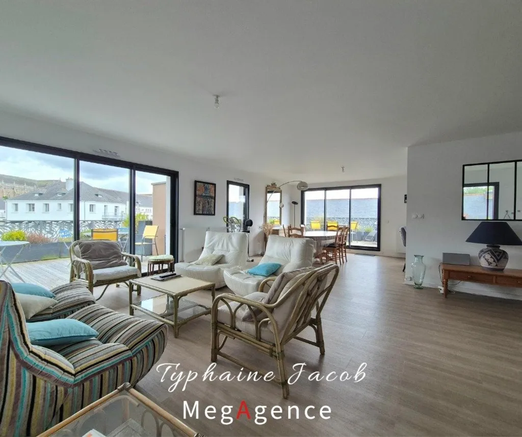 Séjour - Appartement de Standing avec Terrasses à Paimpol