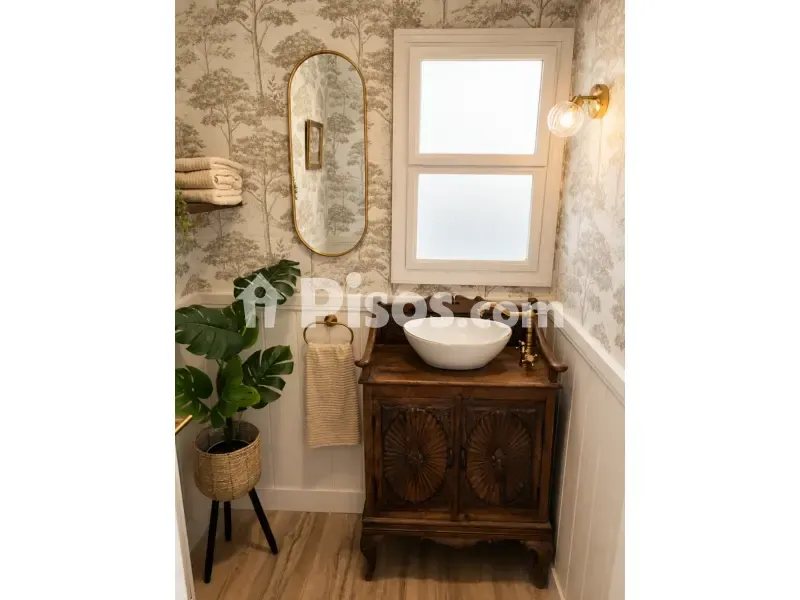 Salles de bain - Apartment with Terrace and Mountain Views in Gi-3560