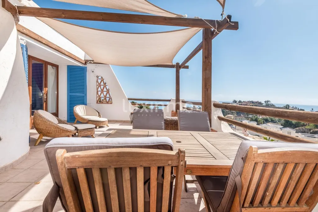 Terrasse - Detached House with Sea Views in El Campello