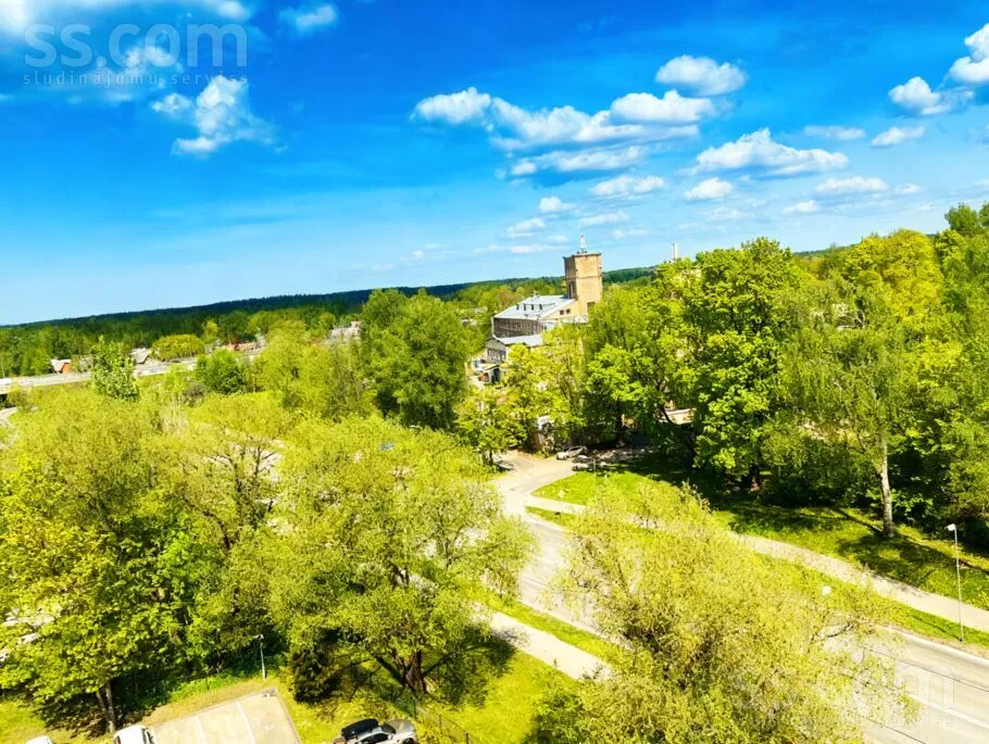 Vue aérienne - Modern 2-Bedroom Flat with Garden in Jugla, Riga