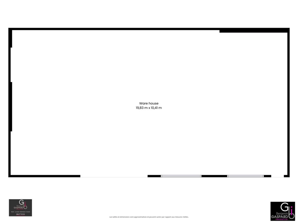 Plan - Entrepôt Spacieux à Marloie