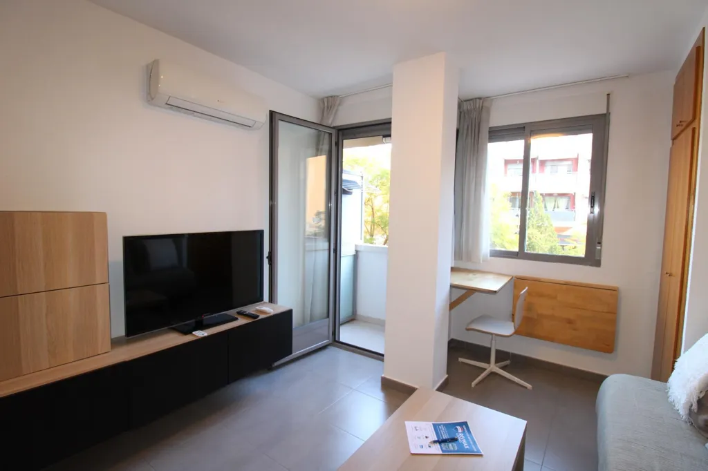 Séjour - Bright Studio with Terrace in Espinardo, Murcia
