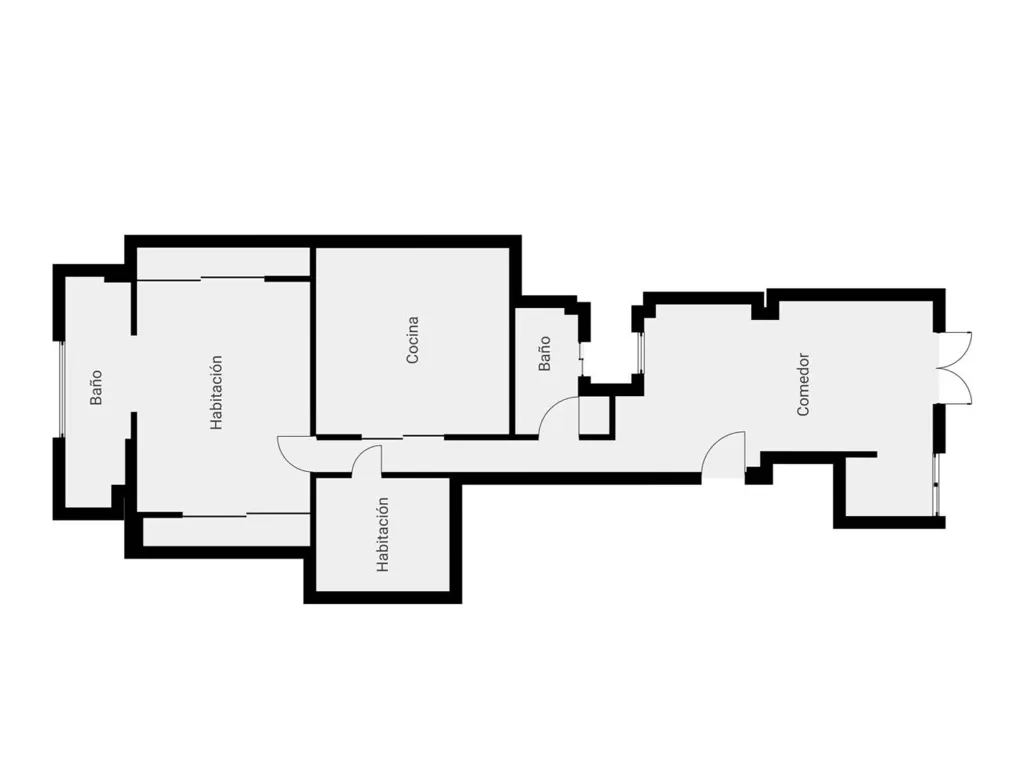 Plaan - Modernised Flat with Balcony in Gran Vía