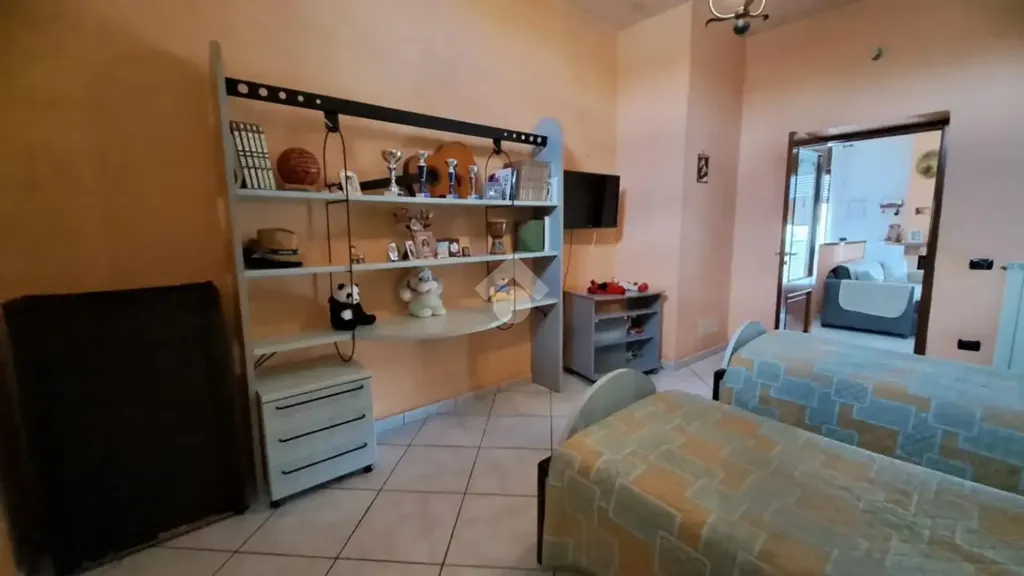 Bedrooms - Three-Bedroom Apartment with Fireplace in San Marcellino