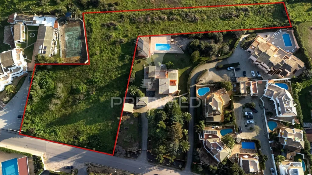 Aerial - Developable Land with Sea View near Praia da Luz