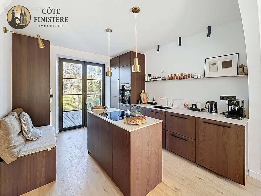 Cuisine - Maison Contemporaine avec Jardin à Loctudy
