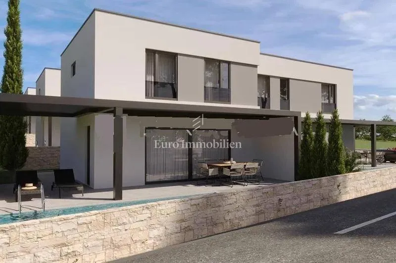 Esterno - Apartment with Pool in Mandre, Kolan