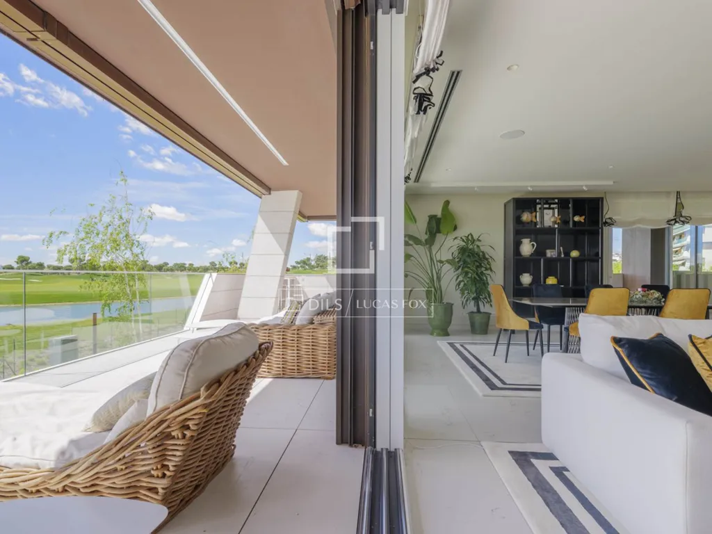 Terrace - Luxury Apartment with Golf Course Views in La Finca