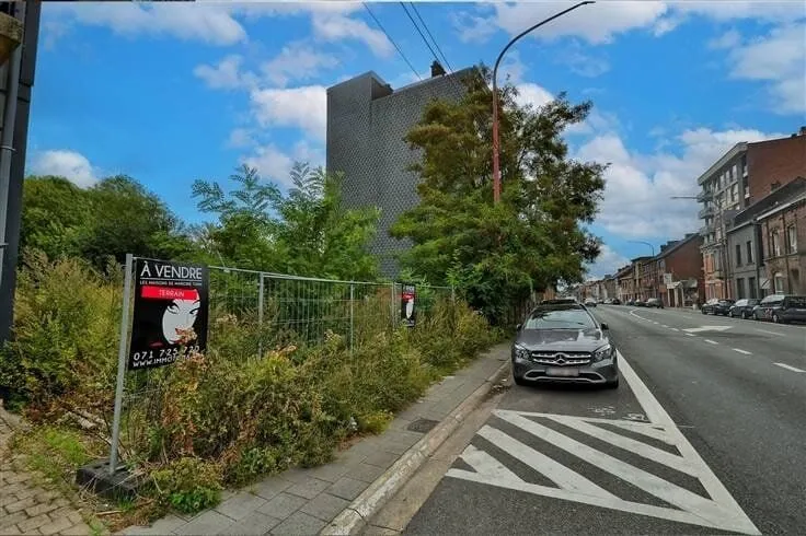 Exterior - Development Plot with Permitted 19-Unit Building in Charleroi