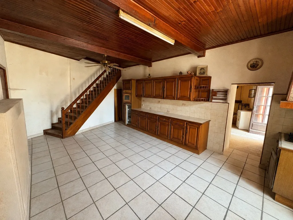 Living Room - Charming Stone House in Montgaillard