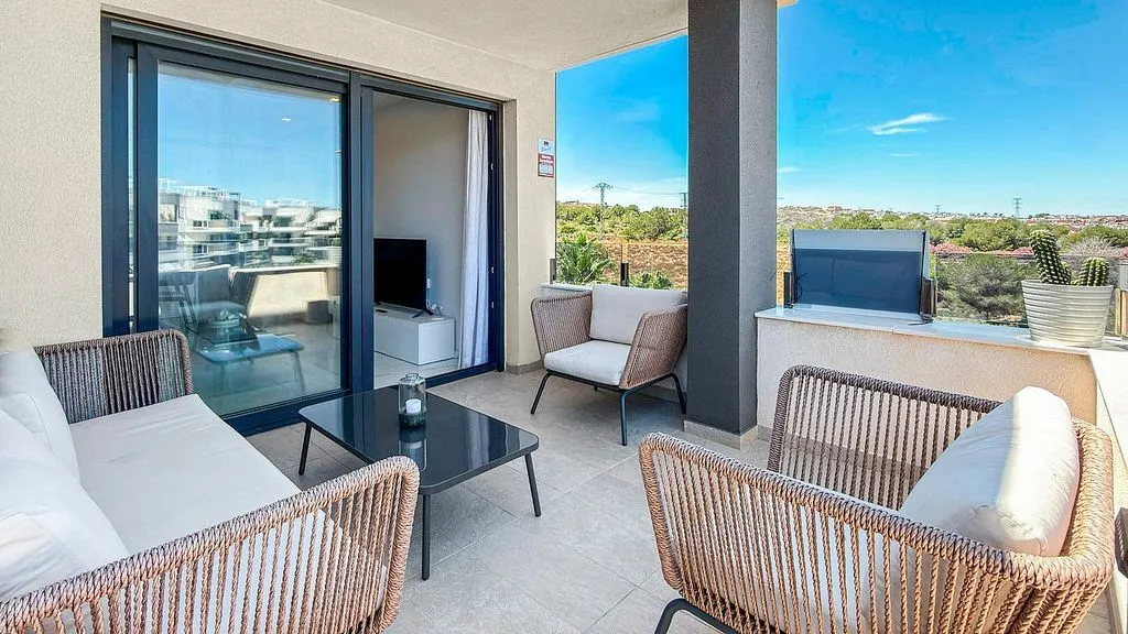 Balcon - Apartment with Pool and Terrace in Los Altos