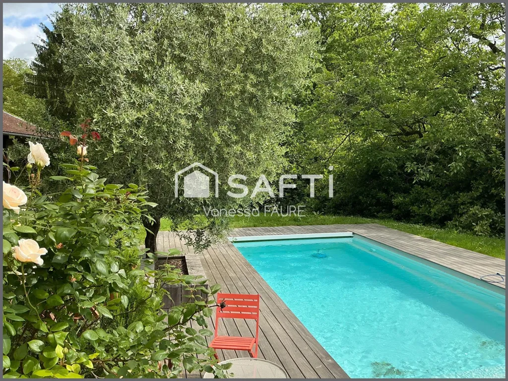 Piscine - Demeure en Pierre avec Piscine Chauffée près de Créon