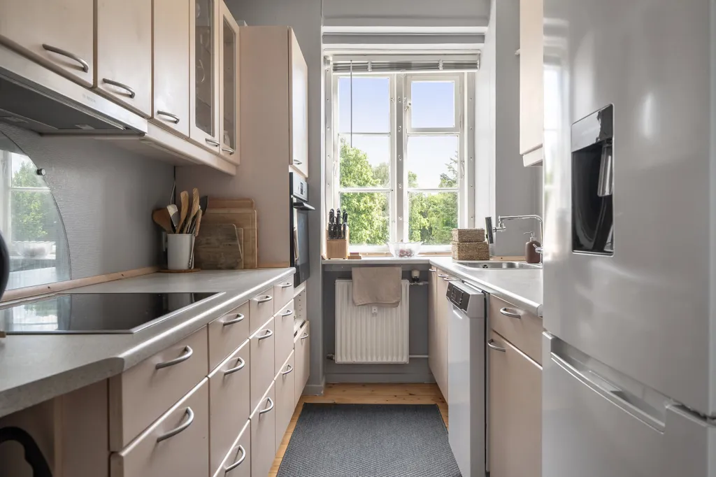 Cucina - Condo with Garden Access in Hillerød