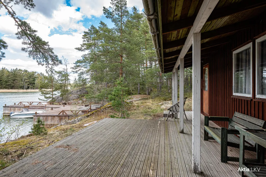 Terrasse - Cottage with Private Sauna on Ålö Island