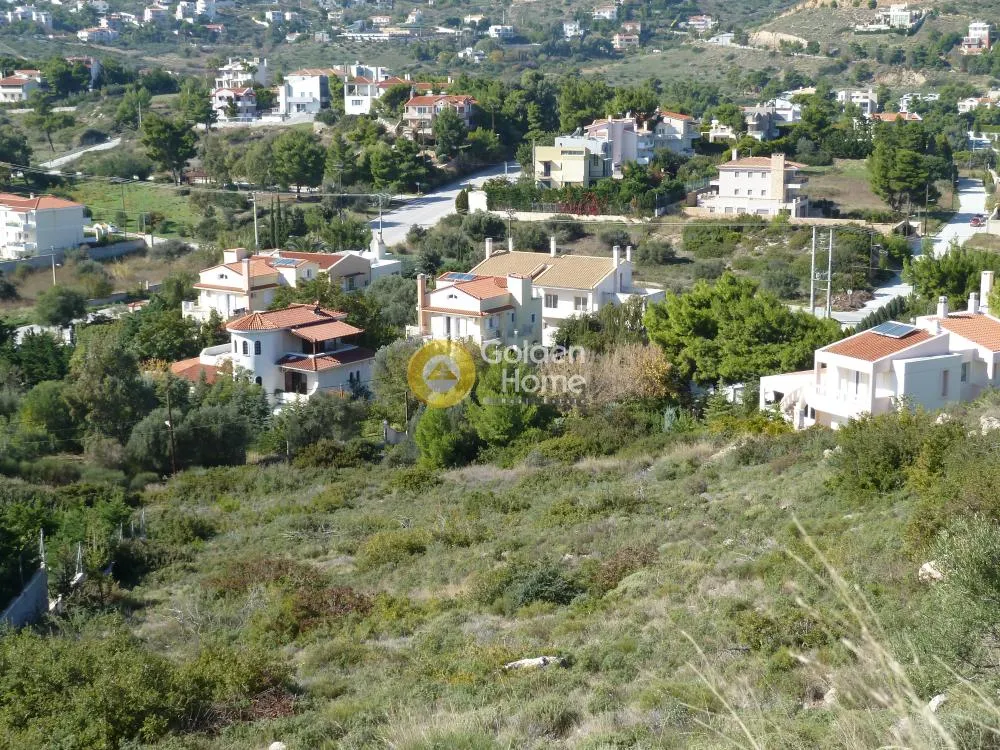Jardin - Plot for Construction with Mountain View in Pikermi - Dráfi
