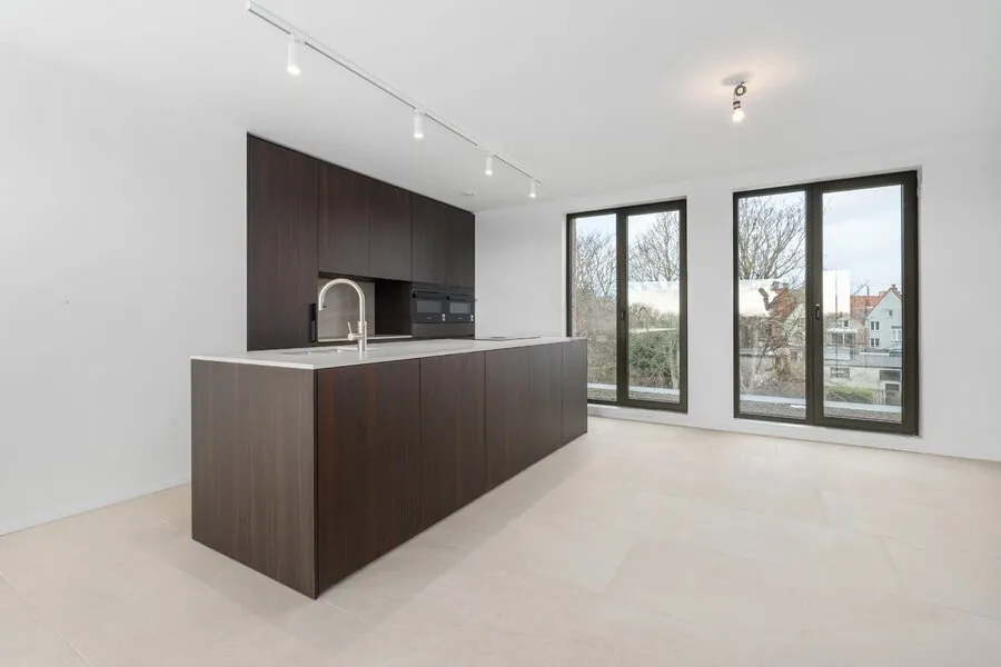 Cuisine - Appartement avec vue sur l'eau à Veurne