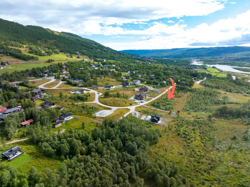 Aerial - Modernised Apartment with Terrace in Geilo
