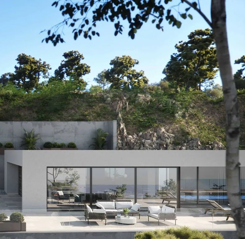 Piscine - Luxury Villa with Sea View in Marbella