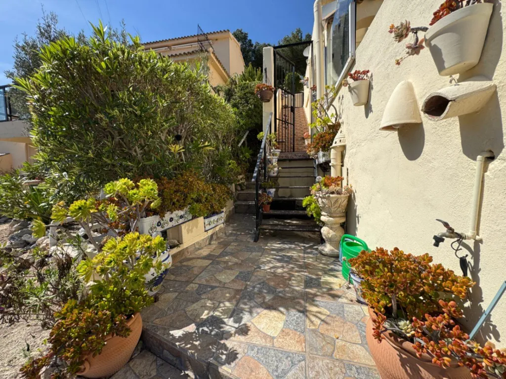 Terrasse - Apartment with Sea Views and Pool in Teulada