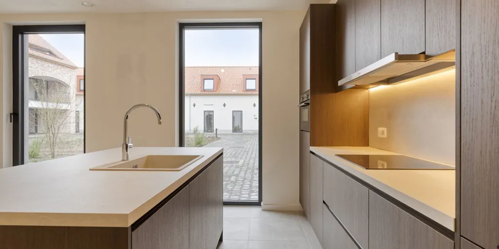 Cuisine - Appartement avec Terrasse à Dilbeek