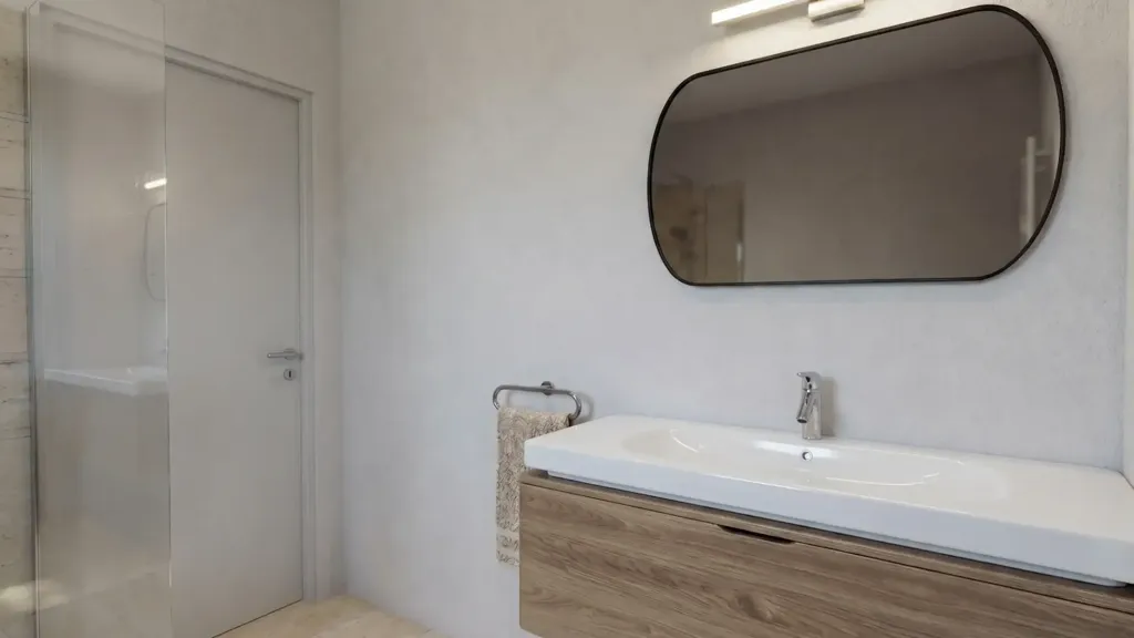 Salles de bain - Modernised Studio with Balcony in Bologna