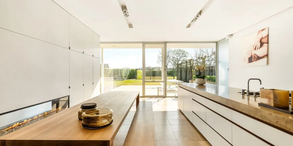 Kitchen - Modern Villa with Wellness Area in Dessel