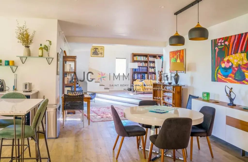 Salle à manger - Maison avec Piscine sur les Alpilles à Mouriès
