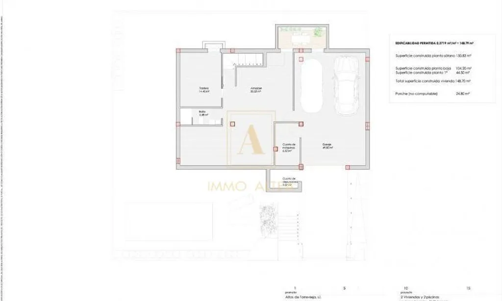 Plan - New Villa with Private Pool in Los Altos
