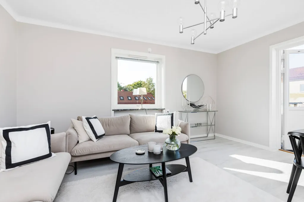 Séjour - Stylish Apartment with Balcony in Central Strängnäs