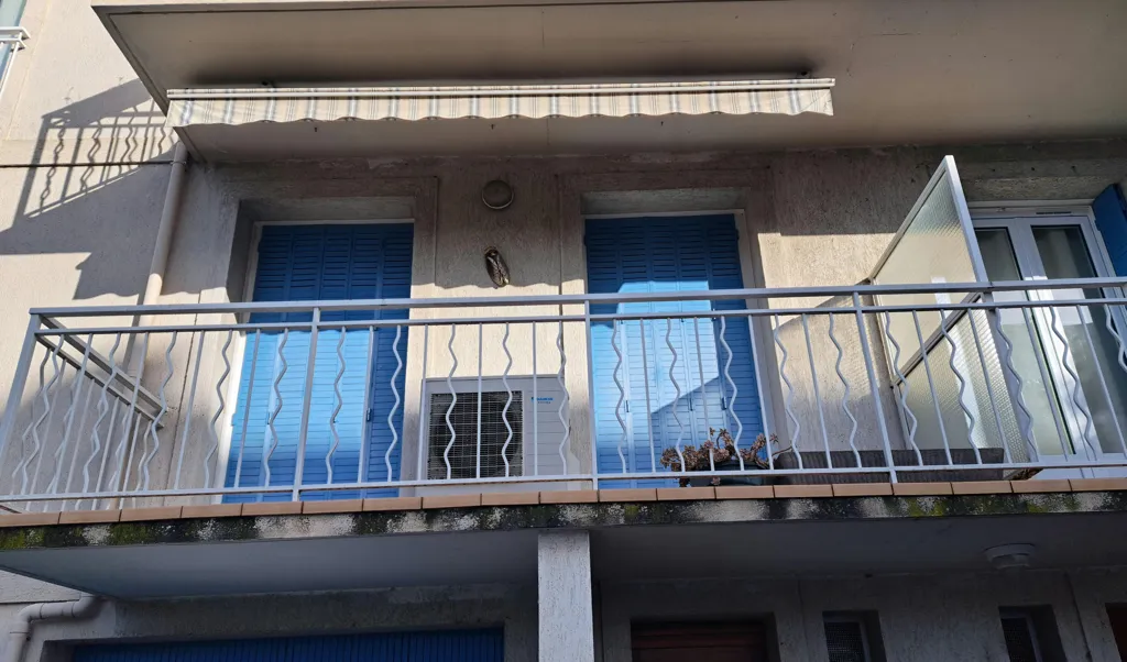 Balcon - Appartement T3 avec Jardin Commun et Garage à Proximité du Tramway