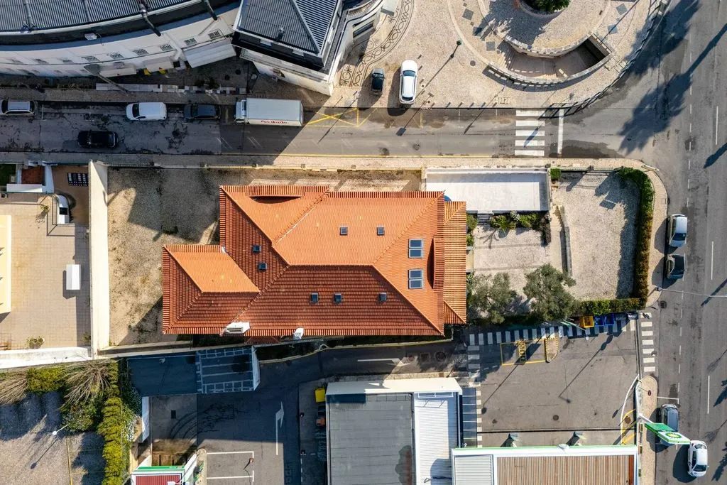 Aerial - Waterfront House with Sea View in Estoril