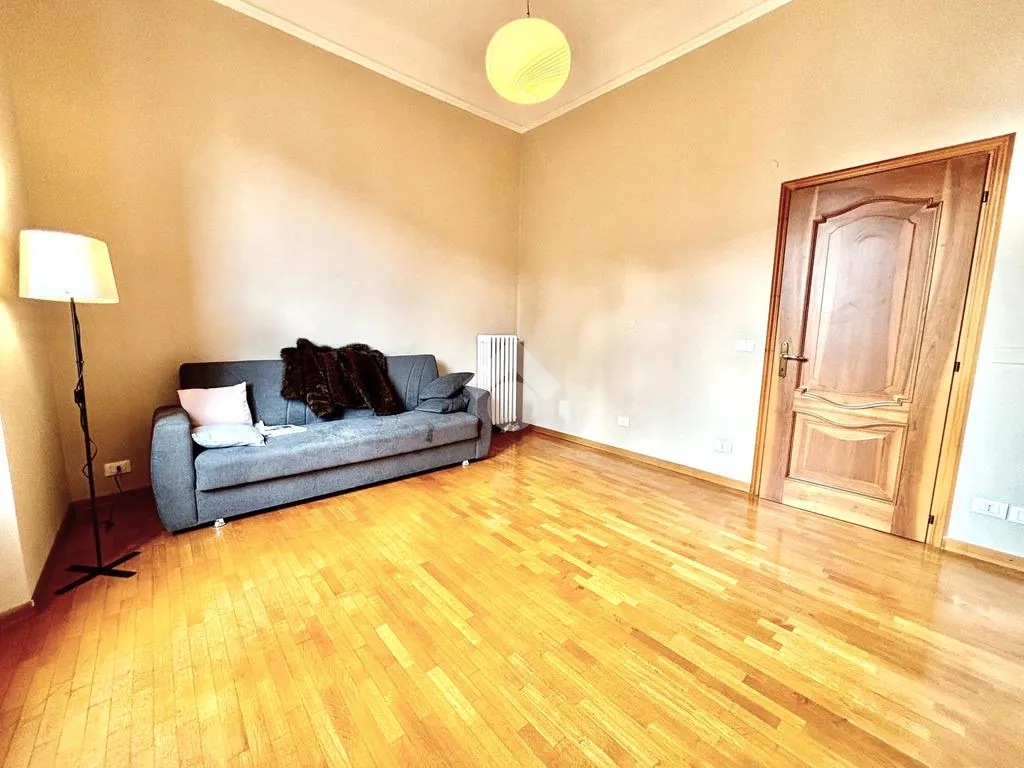 Living Room - Period Apartment with Balcony in Florence