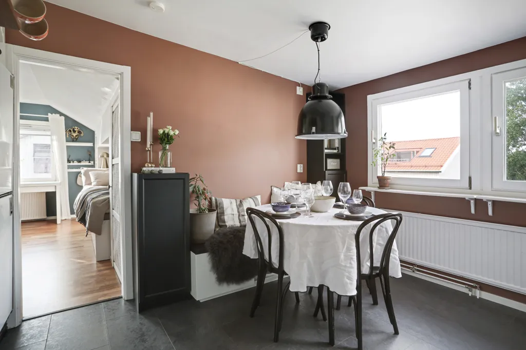 Salle à manger - Apartment with New Bathroom in Central Göteborg