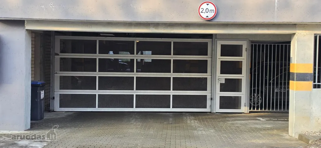 Garage - 2-Bedroom Apartment with Balcony in Vilnius