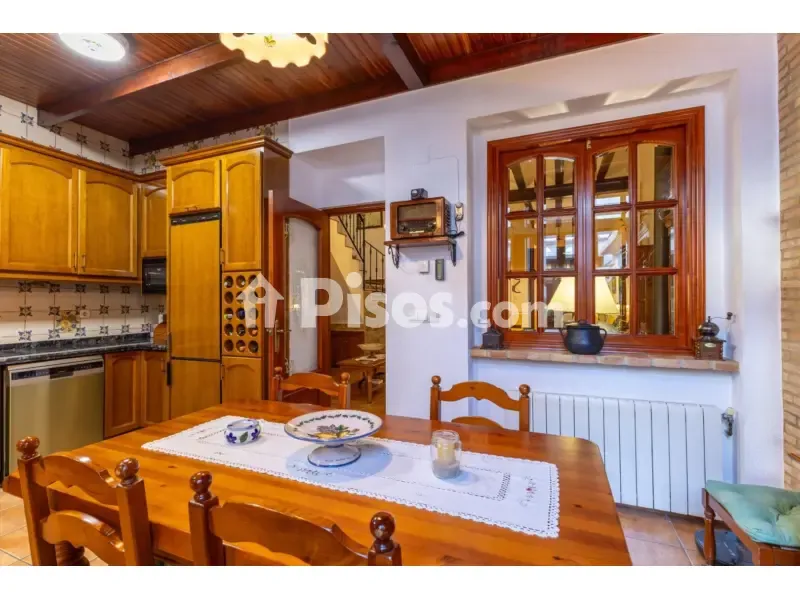 Dining Room - Restored Rustic House with Garden in Carcaixent