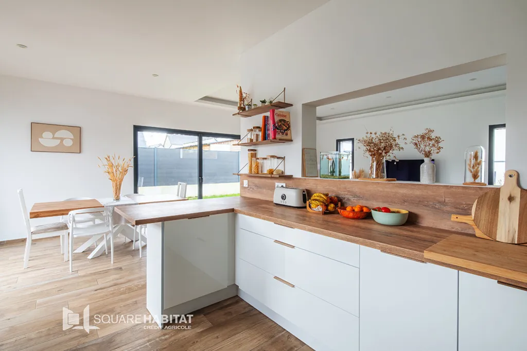 Cuisine - Maison Contemporaine avec Piscine à Chateaubriant