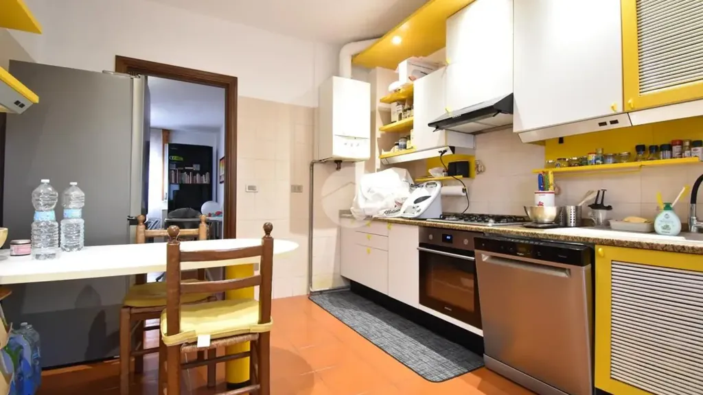 Kitchen - Apartment with 40m² Terrace in Fidenza