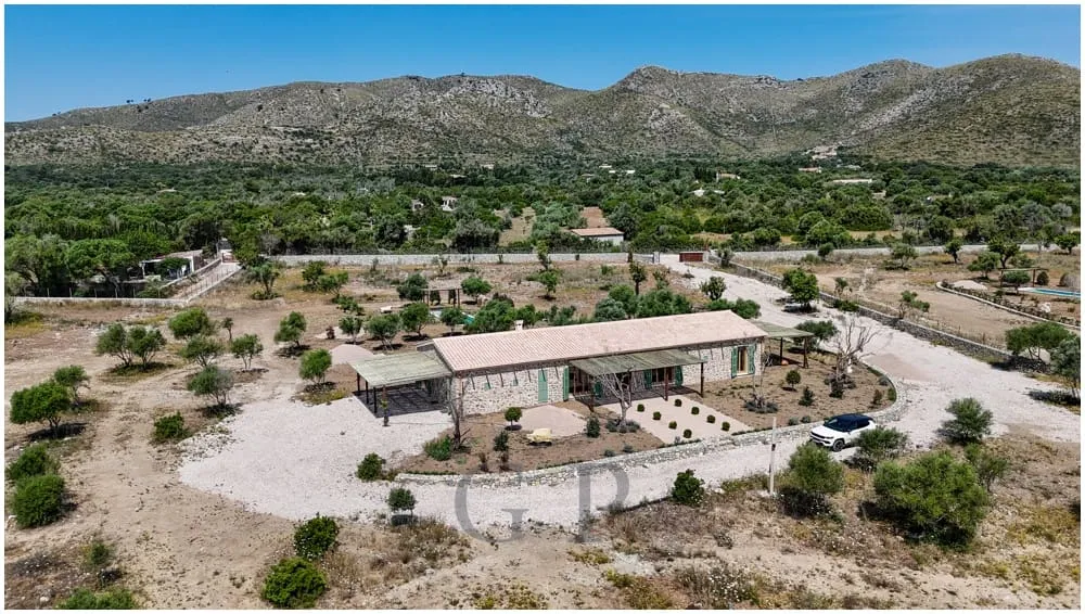 Vue aérienne - Contemporary Finca with Pool in Capdepera, Mallorca