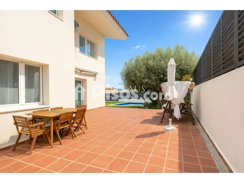 Terrasse - Chalet with Private Garden in Alella